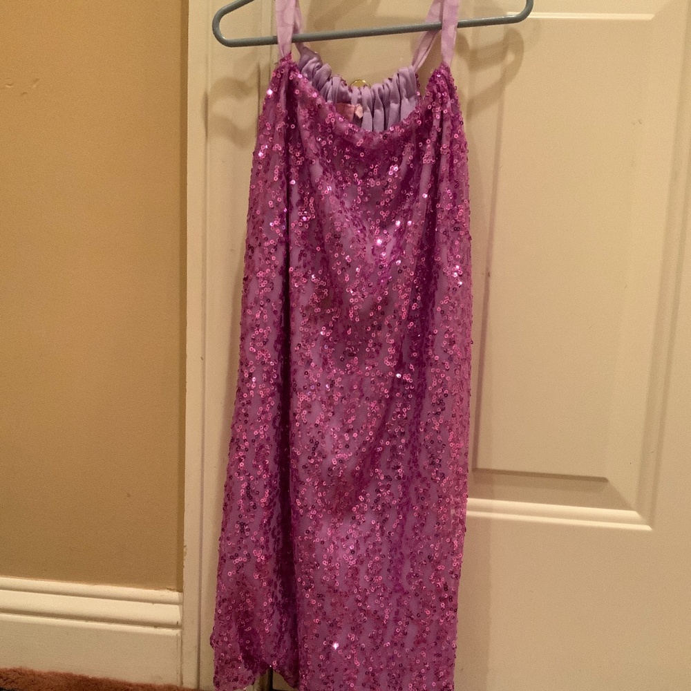 Lipstick Girls purple sequin dress